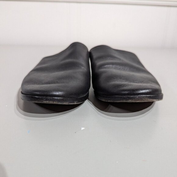 Tkees Ines Leather slide on mules - size 7B - Black - Picture 3 of 11